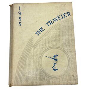 1955 The Traveler Yearbook With Autographs & Illustrations